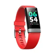 V19 ECG+PPG Bluetooth Smart Watch IPS Color Screen Heart Rate Blood Pressure Sleep Monitoring Tracker Smart Bracelet for Sports - Red
