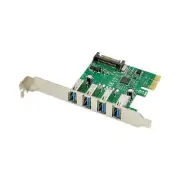 PCI-E To 4 Port USB3.0 Expansion Card Super Speed USB3.0 Card chipset NEC720201