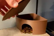 Removable Lid Corner Hide for Geckos & Other Reptiles (Multiple Colors)