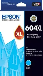 Epson 604XL High Yield Cyan Ink Cartridge