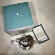 Teabloom Borosilicate Glass Teapot w Removable Infuser (Siena) 20 oz/petite -NEW