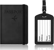 [CHUAN boutique] Anti-Magnetic Travel Passport Bag Multi-Function Document Storage Bag Wallet with Luggage Tag Passport Holder