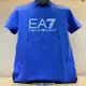 (Little bee小蜜蜂精品)EMPORIO ARMANI EA7藍底短T-Shirt(零碼款式)(S)