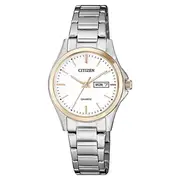 Citizen Ladies Two Tone Stainless Steel Watch (EQ0596-87A)