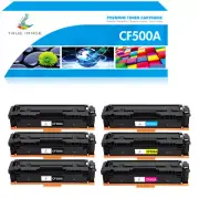 6 Toner Compatible With HP 202A CF500A CF501A CF502A CF503A M281FDW M281CDW M254