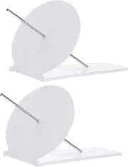 Sosoport 2Pcs DIY Sundial Clock Educational Model Scientific Timing for Plastic Teaching Aid for Learning Measurement and Shadow Estimation for Classroom and Home Use