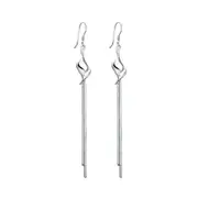 3PCS Silver plating Tassel Earrings for Women Girl Earrings Jewelry