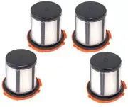 4x H12 Washable Reusable Filter for Electrolux EF79, CYCLONE ULTRA Z7300, Z7310