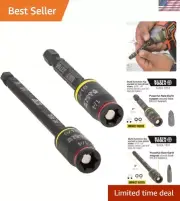 Alloy Steel Impact Driver Set - 3-in-1 Flip Socket with Quick-Connect Adapter