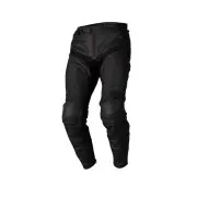 Tour 1 Leather Pants Black - Short Leg
