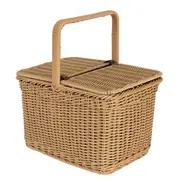 Icon Chef Handwoven Picnic Basket - Rectangle