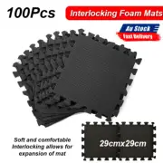 100Pcs EVA Foam Floor Mat Interlocking Puzzle Baby Kids Play Heavy Duty AU STOCK
