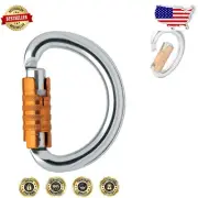 Multi-Directional 15 kN Omni Carabiner - Safe Climbing Gear with Triact Lock