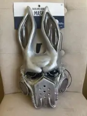 Halloween Badland Bunny Mask Light up Eyes Costume Scary Decor Masquerade NEW