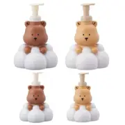 250/500ml Cartoon Bear Foaming Soap Dispenser Refillable Hand Sanitizers