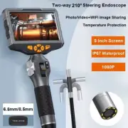 TESLONG TD500 6.5MM/8.5MM Articulating Borescope 1080P 5 Inch IPS Two Way 210°