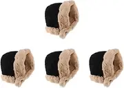 [SHERCHPRY] 4pcs Two-in-one Hat Scarf Ear Protection Warm Head Cover for Outdoor Activities