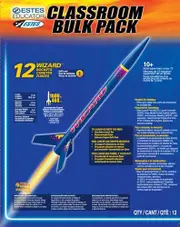 Estes Wizard Intermediate Model Rocket (12pk) Bulk Pack [1754]