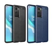OnePlus 9 Pro 5G Case, Soft TPU Litchi Texture Shockproof Protective Bumper Case