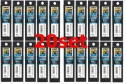 20pack-50blades OLFA Replacement Black Blade 18mm L-type Cutter LBB50K