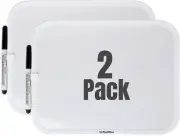 1InTheOffice Small White Board Dry Erase, 8-1/2 x 11 Inches, Wall Mounted, wi...