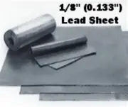 Sheet Lead - 1/8 inch x 12 inches x 36 inches