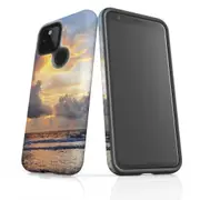 For Google Pixel 4a 5G Case Armour Protective Cover Thai Sunset