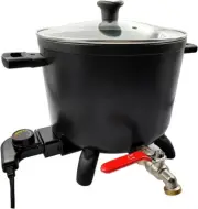 Electric Wax Melter for Candle Making with Pot Stand, 7 Qts (14 Lbs), Soy Wax...