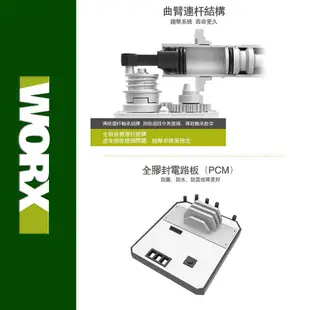 WORX 威克士 20V 24mm 三用鋰電無刷免出力鎚鑽 空機 WU388.9