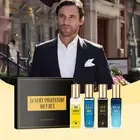 Men Perfume Spray Gift Box Four Piece Set Lasting Fragrance Ocean Cologne I0X6