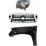 Headlight Kit For 2005-2008 Toyota Tacoma Driver Side Halogen with bulb(s)
