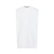 [Mordecai] Mordecai-Alabastro White Cotton Sleeve Less T-Shirt-Uomo M STAND