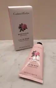 CRABTREE & EVELYN, Rosewater Hand Therapy Mosturizer, 3.5oz Tube, New