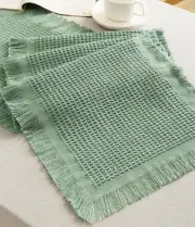 Vitalizart Dusty Green Table Runner 14"x72" 14x72inch, 14x72inch