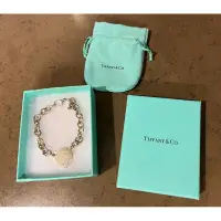 在飛比找蝦皮購物優惠-Tiffany&co純銀心形吊飾手鏈