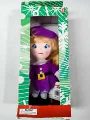 Adopt A Elf Girl Blonde Purple Outfit Adoption Papers Imaginary Kidz