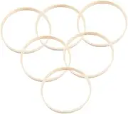 Cabilock 15pcs Bamboo Dreamcatcher Ring Hoop Dream Catcher Thick Macrame Supplies Dream Catcher Kit Decor Crafting Accessories Handmade Tool Round Garland Key Product Catchers Wooden