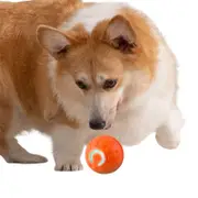 Shaky Ball Toy Automatic Jumping Ball Dog Toy Vibrating Ball For Pet-Orange