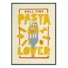 Cartoon Funny Food Posters Beans on Toast Print Bon Appetit Quote Canvas Paintin