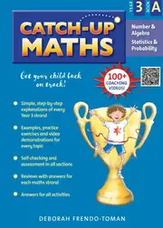 Catch-Up Maths - Number & Algebra, Statistics & Probability Year 3 Book A