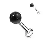 Piercing Labret Ear Stone Black Agate