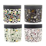 Colourful Ceramic Pot Plant Planter Mosaic Terrazzo Design 13.5x12cm Succulent 4