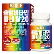 SSF Multi Multivitamin 1 Bottle Mineral 20 1000mg x 90 Capsules 3 Months Supply