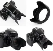 Pro Hard Lens Hood with Collar Clamp For Canon EOS Rebel T6 80D 70D