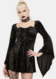 [Dark In Love] Devil Magic Velvet Dress