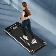 BLACK LORD Electric Walking Pad Treadmill 3.4HP Under Desk Fitness Equipment, Jogging Running Walking Machine with Bluetooth APP Remote Control, Cardio Trainer for Home Gym Office Indoor Black, ANG3