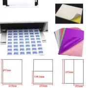 A4 White Paper Self Adhesive Sticky Label Printing Pre-Cut Papers Labels Lot
