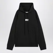 [MM6 Maison Margiela] Black Sweatshirt With Logo Label M Black