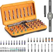 ORIA Ratchet Screwdriver Set, 42 in 1 Precision Repair Tool Kit with 40 Bits, Detachable T Ratchet Handle, Magnetic Screwdriver Kit for Home Appliances, DIY Projects, Phone, Computer, Camera, Watch