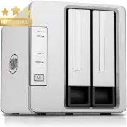NAS Storage 2-Bay F2-423 N5095 Quad-Core 4GB DDR4 2.5GbE Diskless